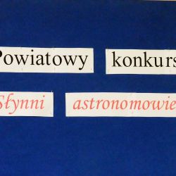 Konkurs astronomiczny - 08.04.2024