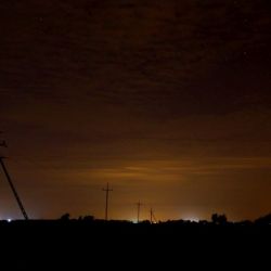 Zorza polarna nad Rozdrażewem - 07.10.2015