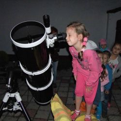 Obserwacje astronomiczne w Przedszkolu w Nowej Wsi - 28.06.2013