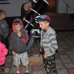 Obserwacje astronomiczne w Przedszkolu w Nowej Wsi - 28.06.2013