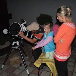 Obserwacje astronomiczne w Przedszkolu w Nowej Wsi - 28.06.2013