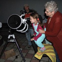 Obserwacje astronomiczne w Przedszkolu w Nowej Wsi - 28.06.2013