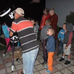 Obserwacje astronomiczne w Przedszkolu w Nowej Wsi - 28.06.2013