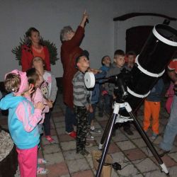 Obserwacje astronomiczne w Przedszkolu w Nowej Wsi - 28.06.2013