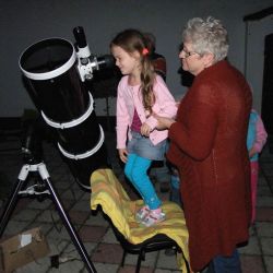 Obserwacje astronomiczne w Przedszkolu w Nowej Wsi - 28.06.2013