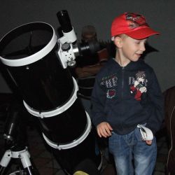 Obserwacje astronomiczne w Przedszkolu w Nowej Wsi - 28.06.2013