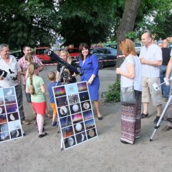 Obserwacje powierzchni Słońca - festyn w Krotoszynie - 04.06.2016