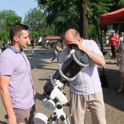 Obserwacje powierzchni Słońca - festyn w Krotoszynie - 04.06.2016