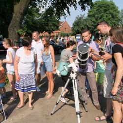 Obserwacje powierzchni Słońca - festyn w Krotoszynie - 04.06.2016