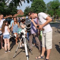 Obserwacje powierzchni Słońca - festyn w Krotoszynie - 04.06.2016