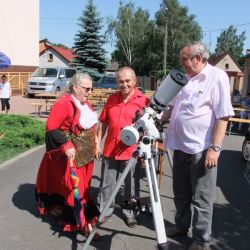 Obserwacje powierzchni Słońca - festyn w Rozdrażewie 05.06.2016