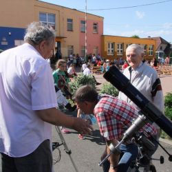 Obserwacje powierzchni Słońca - festyn w Rozdrażewie 05.06.2016