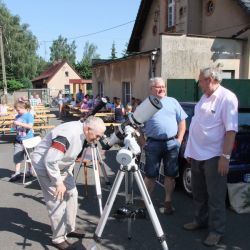 Obserwacje powierzchni Słońca - festyn w Rozdrażewie 05.06.2016