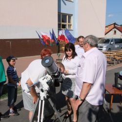 Obserwacje powierzchni Słońca - festyn w Rozdrażewie 05.06.2016