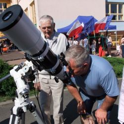 Obserwacje powierzchni Słońca - festyn w Rozdrażewie 05.06.2016