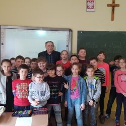 Spotkanie z uczniami IV klas ZSP w Rozdrażewie - 08.03.2017