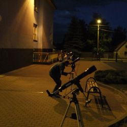 Spotkanie astronomiczne z uczniami ZSP w Rozdrażewie - 26.05.2017