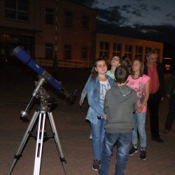 Spotkanie astronomiczne z uczniami ZSP w Rozdrażewie - 26.05.2017