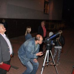 Spotkanie astronomiczne z uczniami ZSP w Rozdrażewie - 26.05.2017