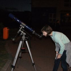 Spotkanie astronomiczne z uczniami ZSP w Rozdrażewie - 26.05.2017