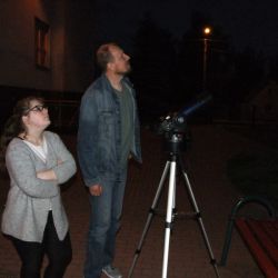 Spotkanie astronomiczne z uczniami ZSP w Rozdrażewie - 26.05.2017