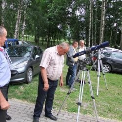 Obserwacje astronomiczne podczas spotkania seniorów 'Pod Grzybkiem' - 13.06.2017