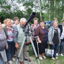 Obserwacje astronomiczne podczas spotkania seniorów 'Pod Grzybkiem' - 13.06.2017