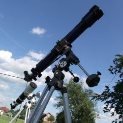 Obserwacje astronomiczne podczas festynu szkolnego w Nowej Wsi - 18.06.2017