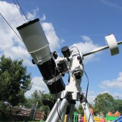 Obserwacje astronomiczne podczas festynu szkolnego w Nowej Wsi - 18.06.2017