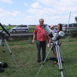 Obserwacje astronomiczne podczas festynu szkolnego w Nowej Wsi - 18.06.2017