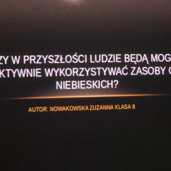 Finał IX Konkursu Astronomicznego - Nowa Wieś - 28.11.2019